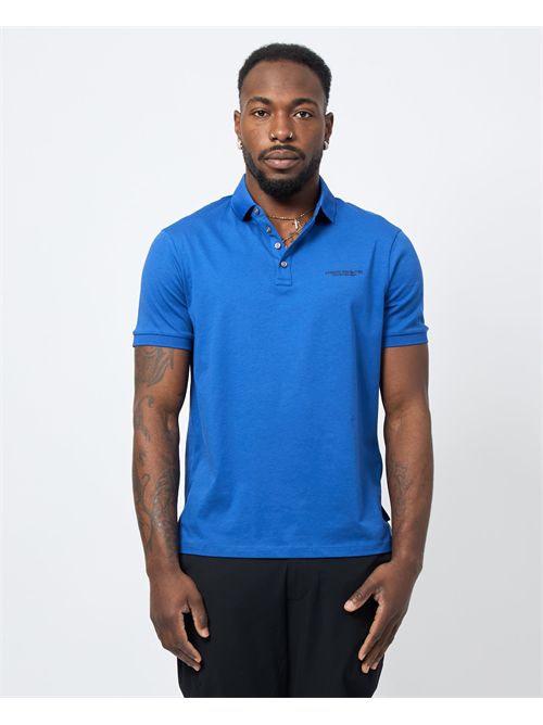 AX Men's Polo Shirt with 4 Buttons ARMANI EXCHANGE | 8NZF80-Z8H4ZUB088